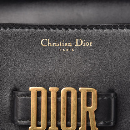 Christian Dior Calfskin D Fence Saddle Bag Black 6 of 11