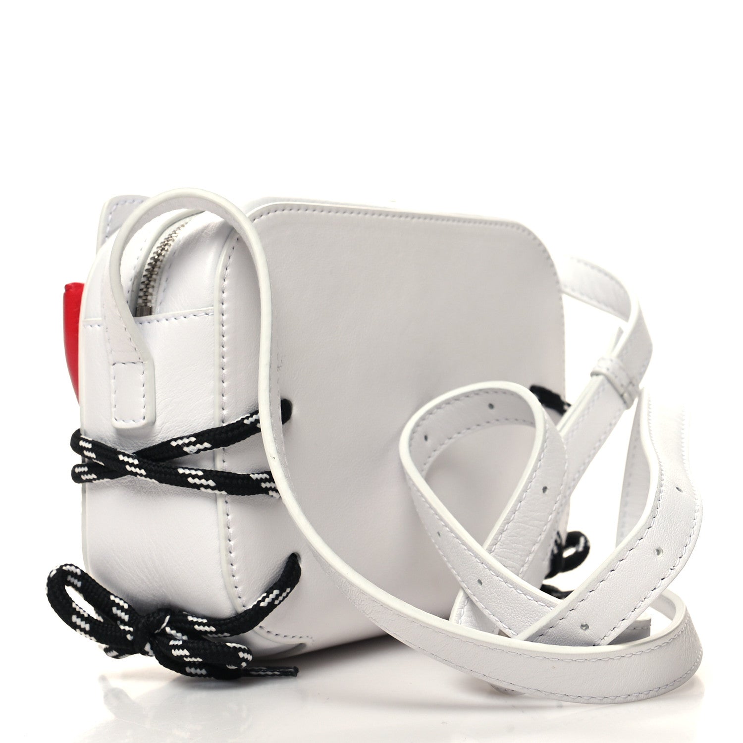 Balenciaga Calfskin Hello Kitty Camera Bag XS Optic White 4 of 10