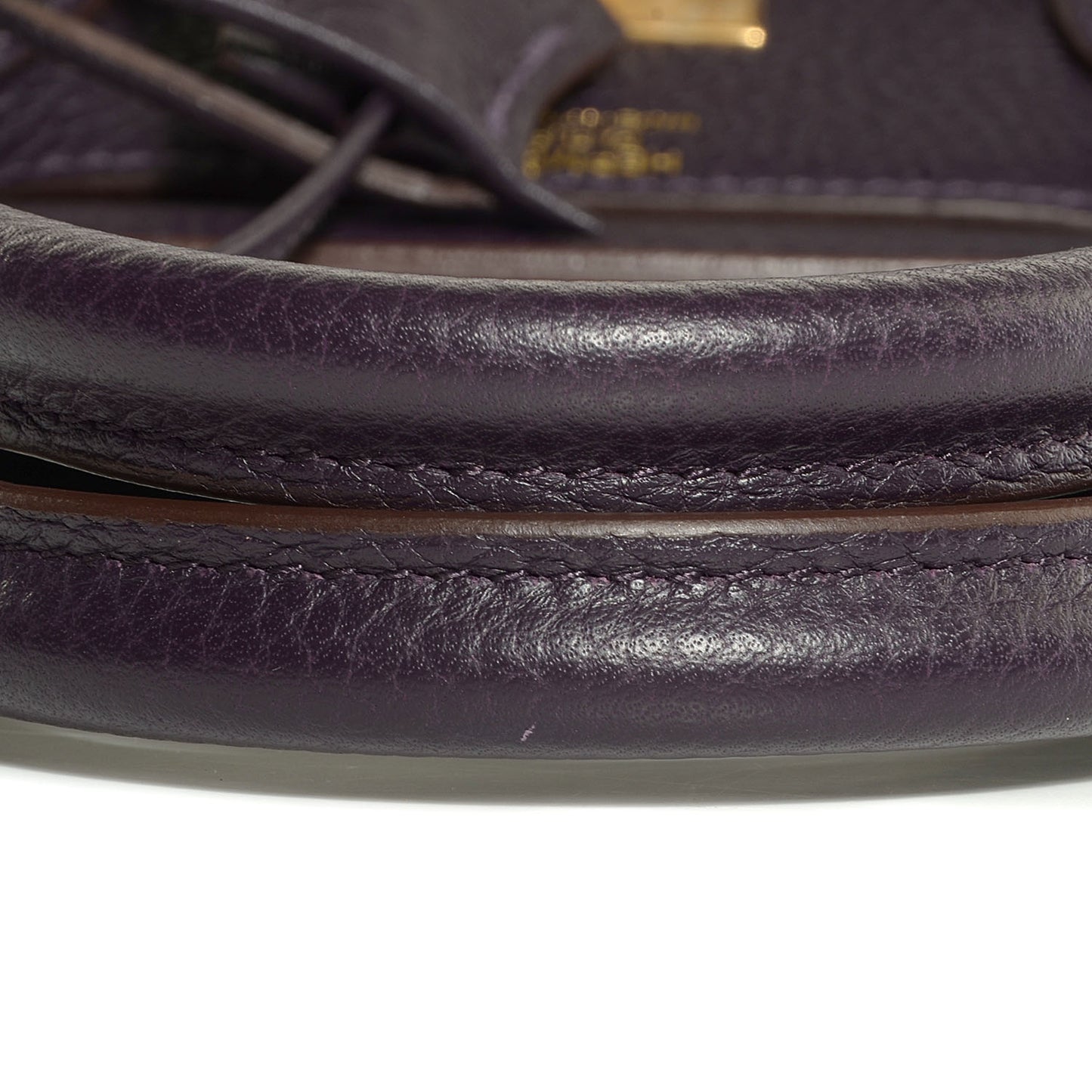 Taurillon Clemence Birkin 30 Raisin