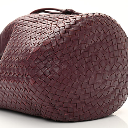 Bottega Veneta Nappa Intrecciato Drawstring Bucket Bag Opera 9 of 12