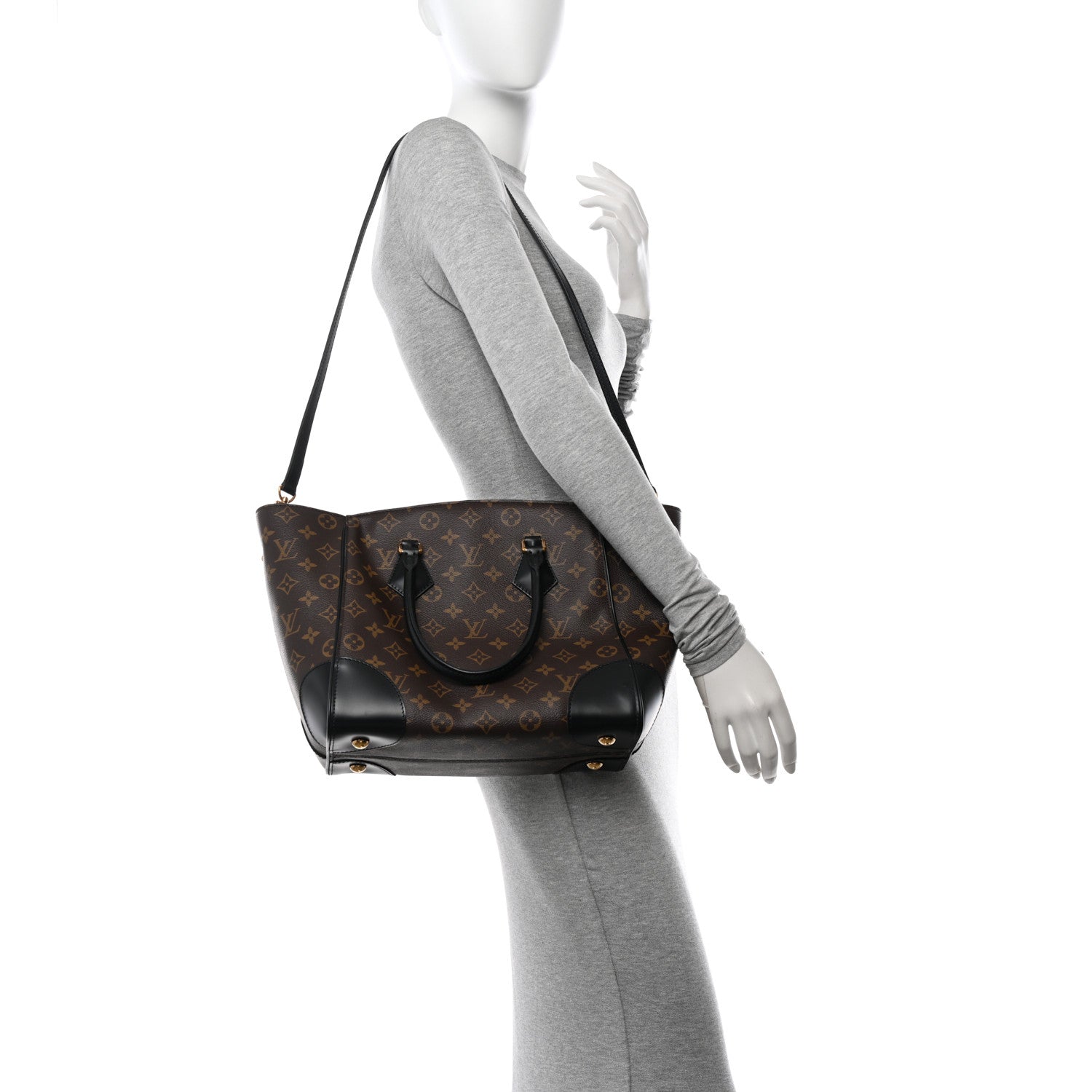 Louis Vuitton Monogram Phenix MM Black 2 of 12