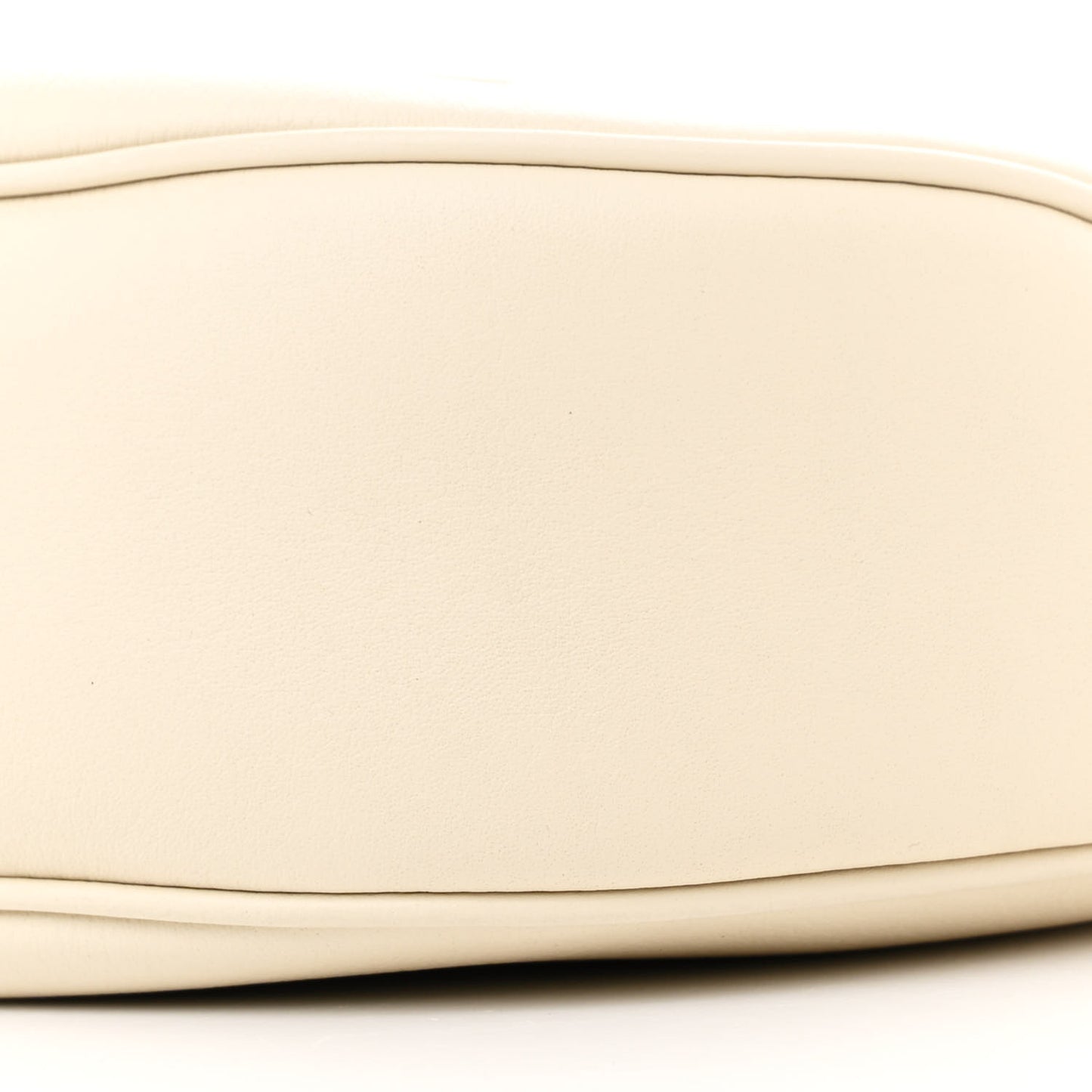 Supple Calfskin Cuir Triomphe Small Heloise Shoulder Bag White Cotton