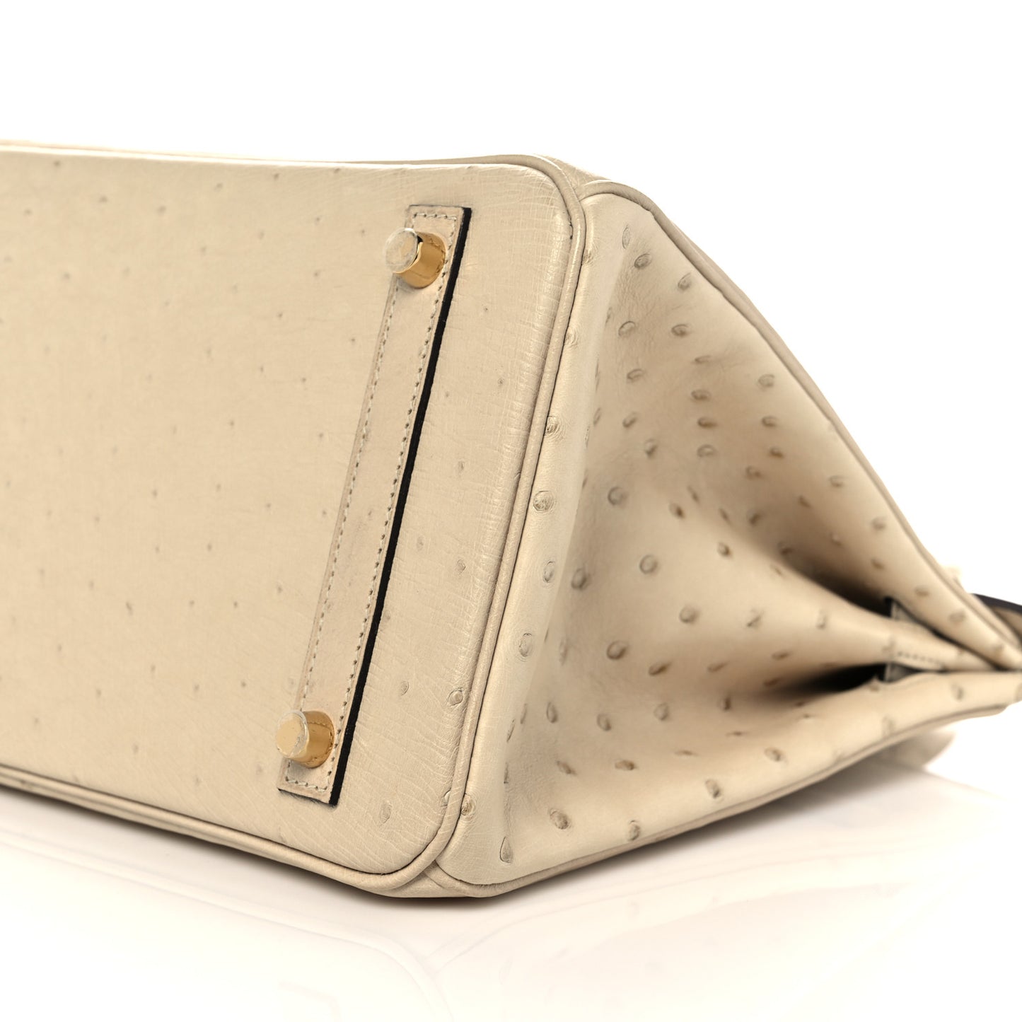 Ostrich Birkin 30 Parchemin