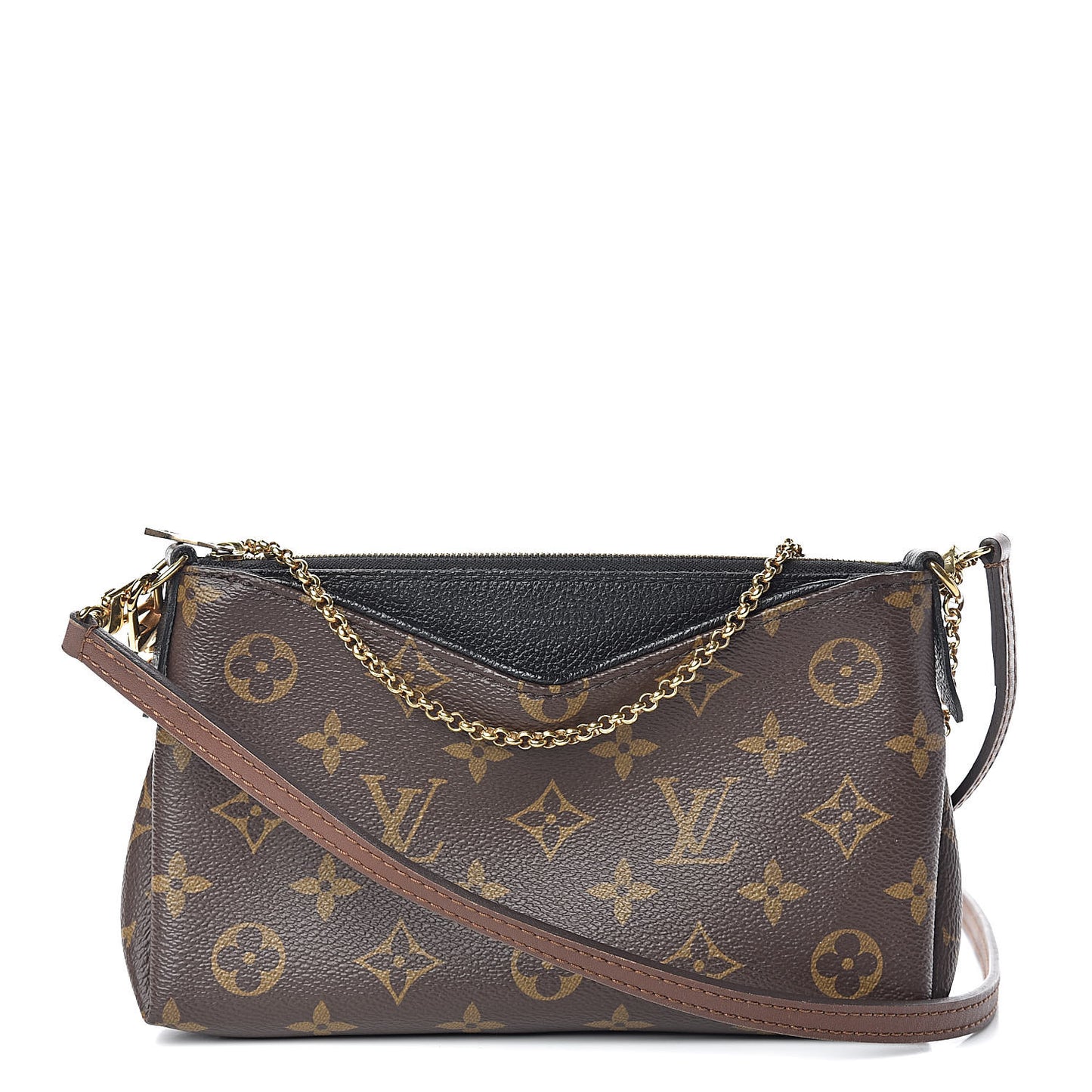 Monogram Pallas Clutch Black