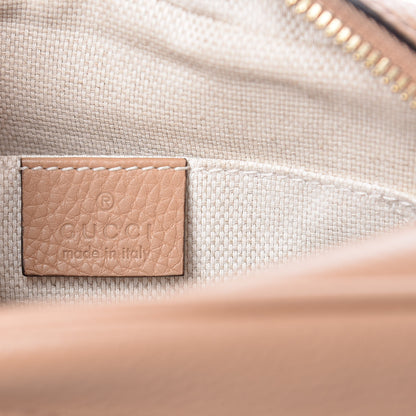 Gucci Pebbled Calfskin Small Soho Disco Bag Rose Beige 6 of 9