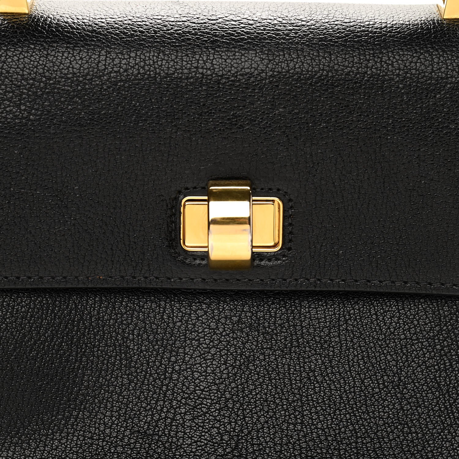 Miu Miu Goatskin Medium Madras Click Top Handle Black 9 of 12