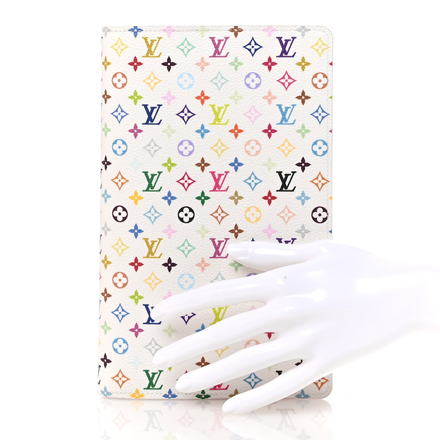 Louis Vuitton LV X TM Monogram Multicolor Emily Notebook Cover MM White 2 of 7