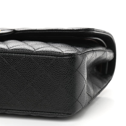Chanel Caviar Quilted Medium Double Flap Black 9 of 9