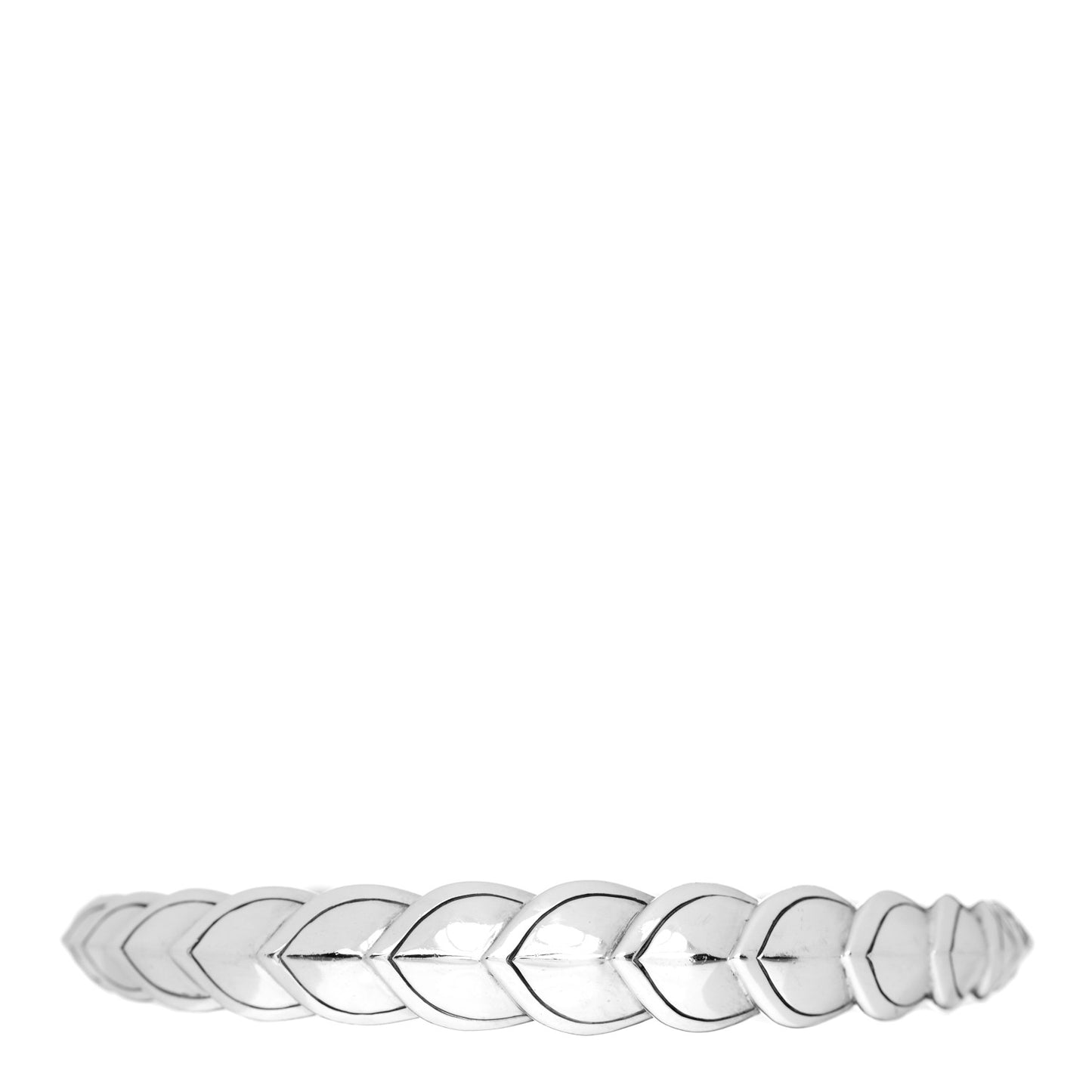 Sterling Silver Slim Legends Naga Dragon Scale Flex Cuff Bracelet