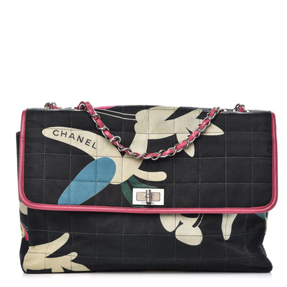Chanel Canvas Chocolate Bar Quilted Flap Multicolor 2 of 18
