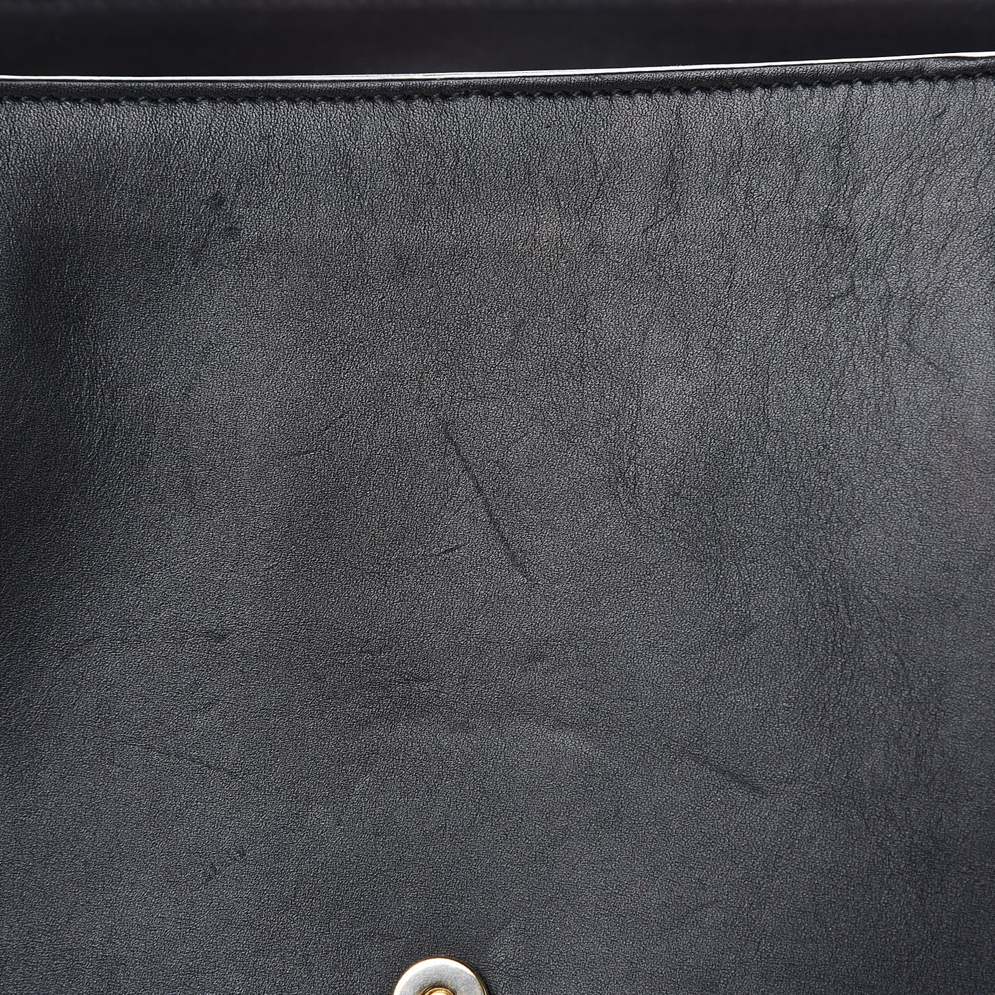 Soft Calfskin Monogram Cassandre Shopper Black