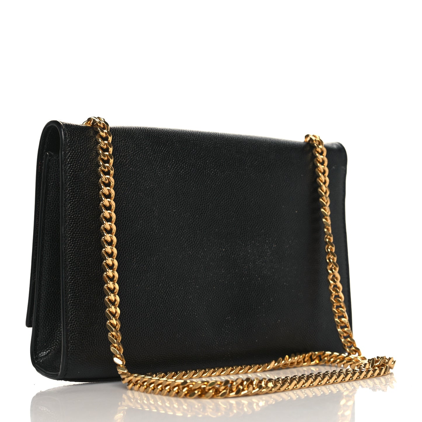 Grain De Poudre Small Classic Monogram Kate Tassel Satchel Black