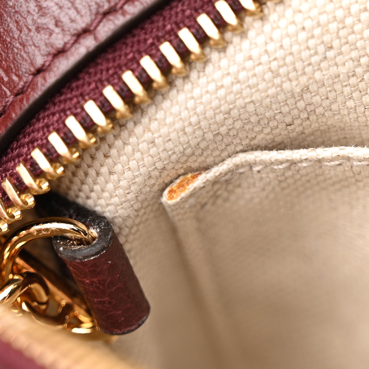 Monogram Textured Dollar Calfskin Web Mini Ophidia Shoulder Bag Sahara Rubino Chardonnay