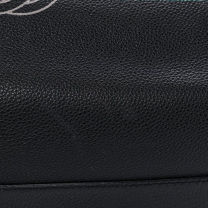 Gucci Grained Calfskin Logo Duffle Bag Black 11 of 16