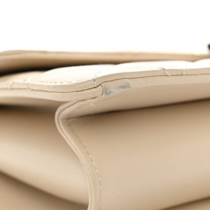 Chanel Sheepskin Quilted Large Beauty Lock Flap Light Beige 9 of 11