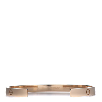 Cartier 18K Yellow Gold LOVE Cuff Bracelet 20 3 of 7