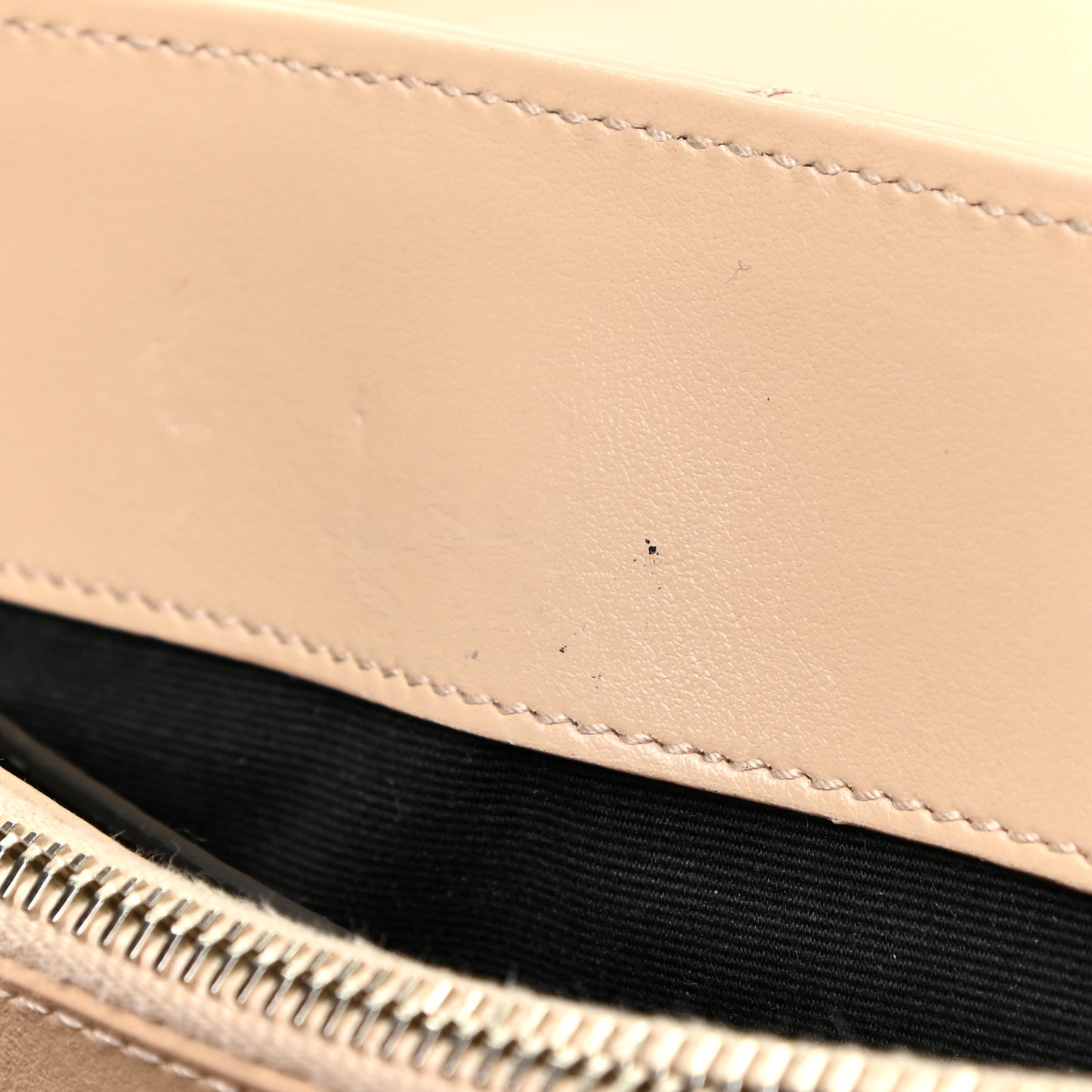 Calfskin Y Quilted Monogram Small Loulou Chain Satchel Nude Powder