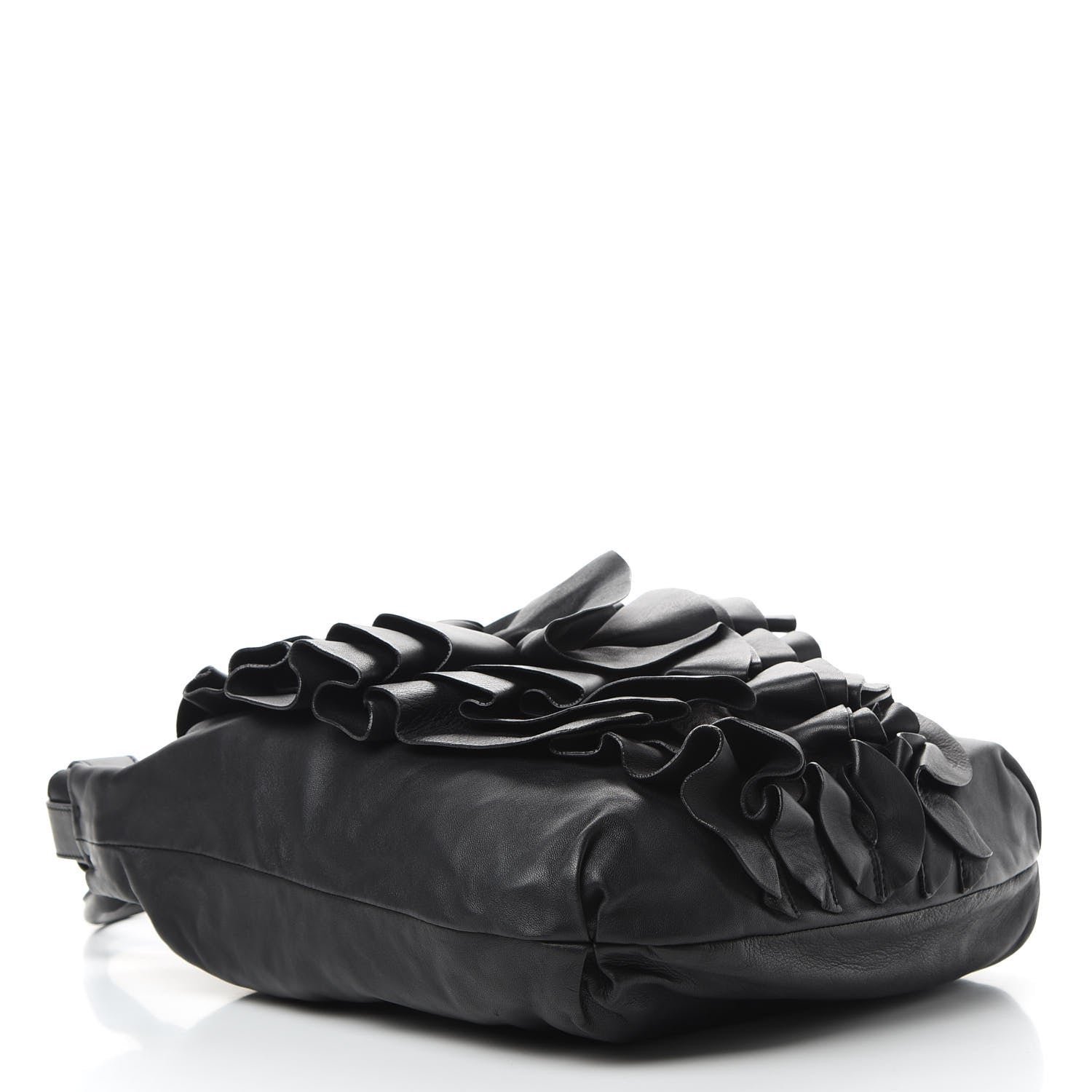 Valentino Garavani Nappa Pleated Tote Black 4 of 17
