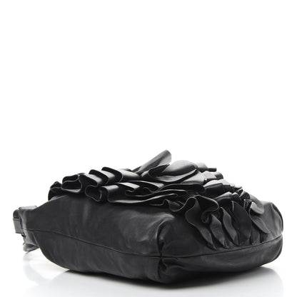 Valentino Garavani Nappa Pleated Tote Black 4 of 17