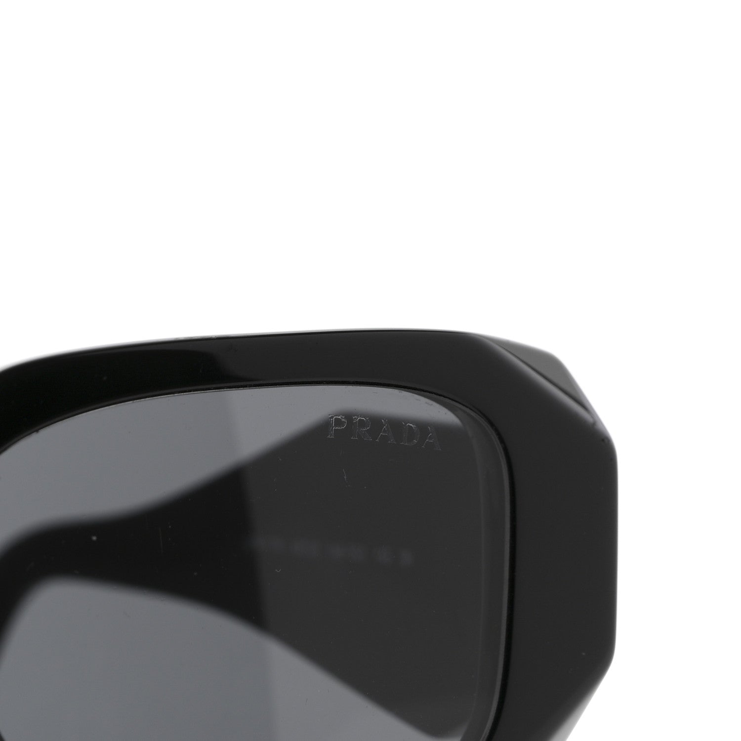 Prada Acetate Symbole Sunglasses SPR 17W Black 7 of 9