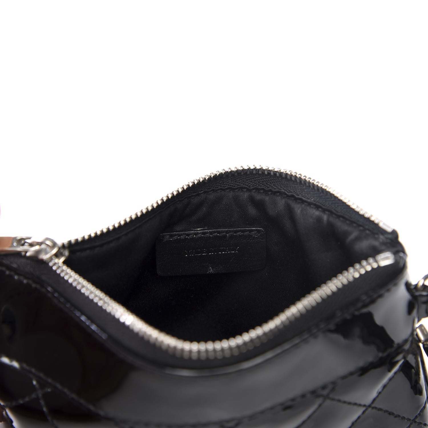 Burberry Patent Quilted Wristlet Black 5 of 7