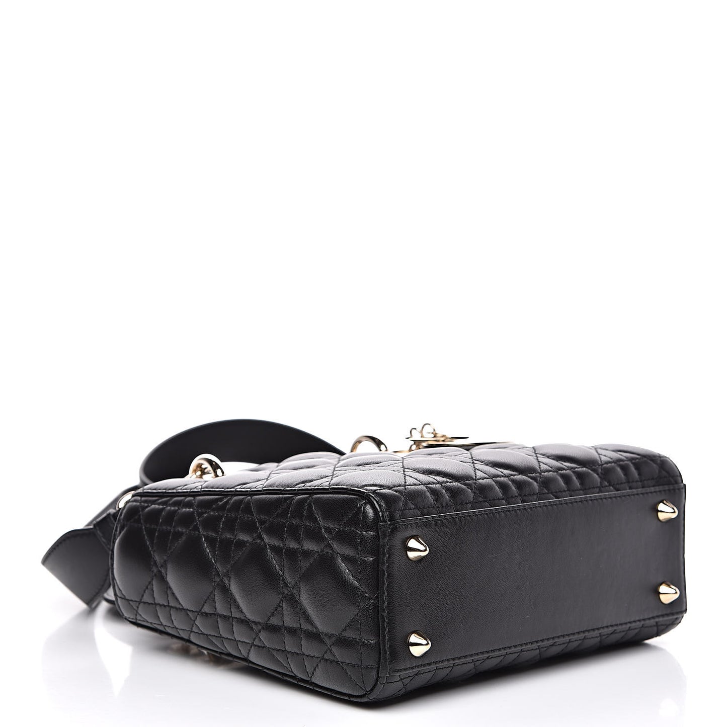 Lambskin Cannage Small My ABCDior Lady Dior Black
