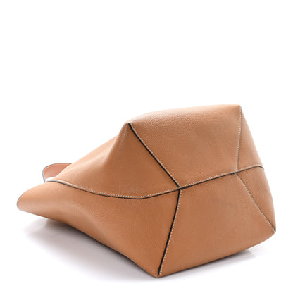 Loewe Calfskin Belted Balloon Bucket Shoulder Bag Tan 4 of 10
