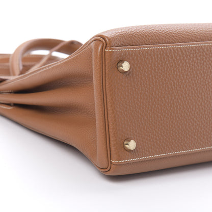 Hermes Togo Kelly Retourne 32 Gold 9 of 13