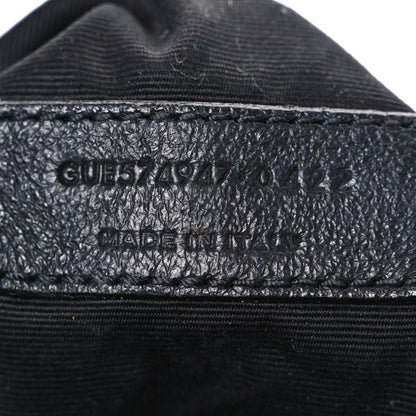 Saint Laurent Calfskin Y Quilted Monogram Monochrome Large Loulou Chain Satchel Black 6 of 9