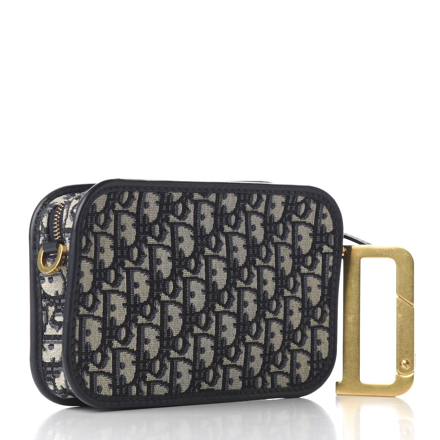Christian Dior Oblique Diorquake Clutch Blue 4 of 20