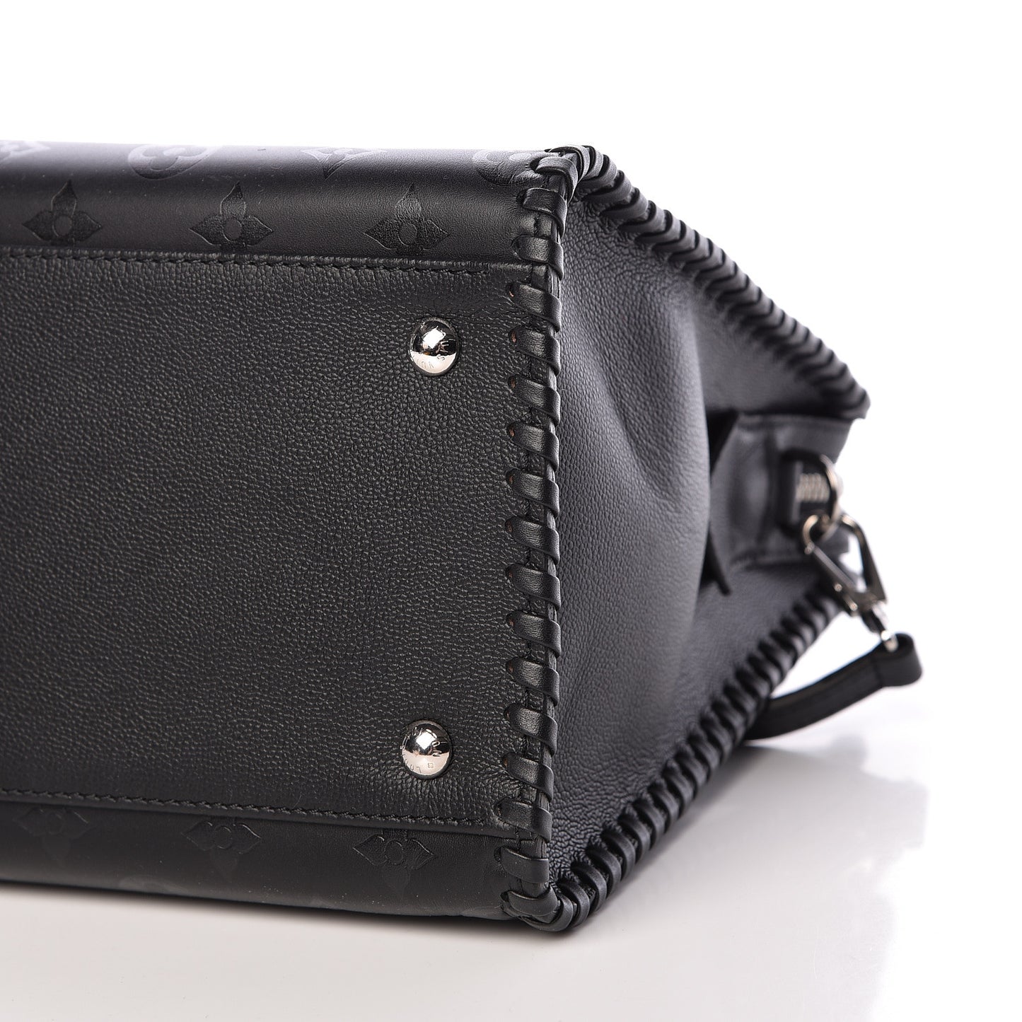 Monogram Cuir Plume Very Zipped Tote Black