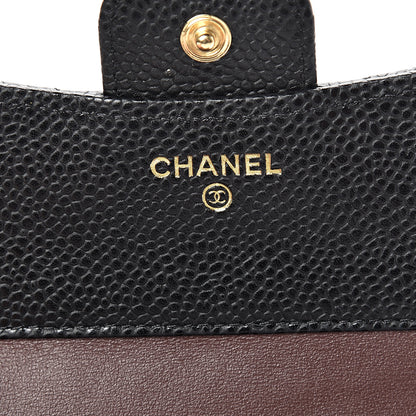 Chanel Caviar Quilted Compact Flap Wallet Black 5 of 8
