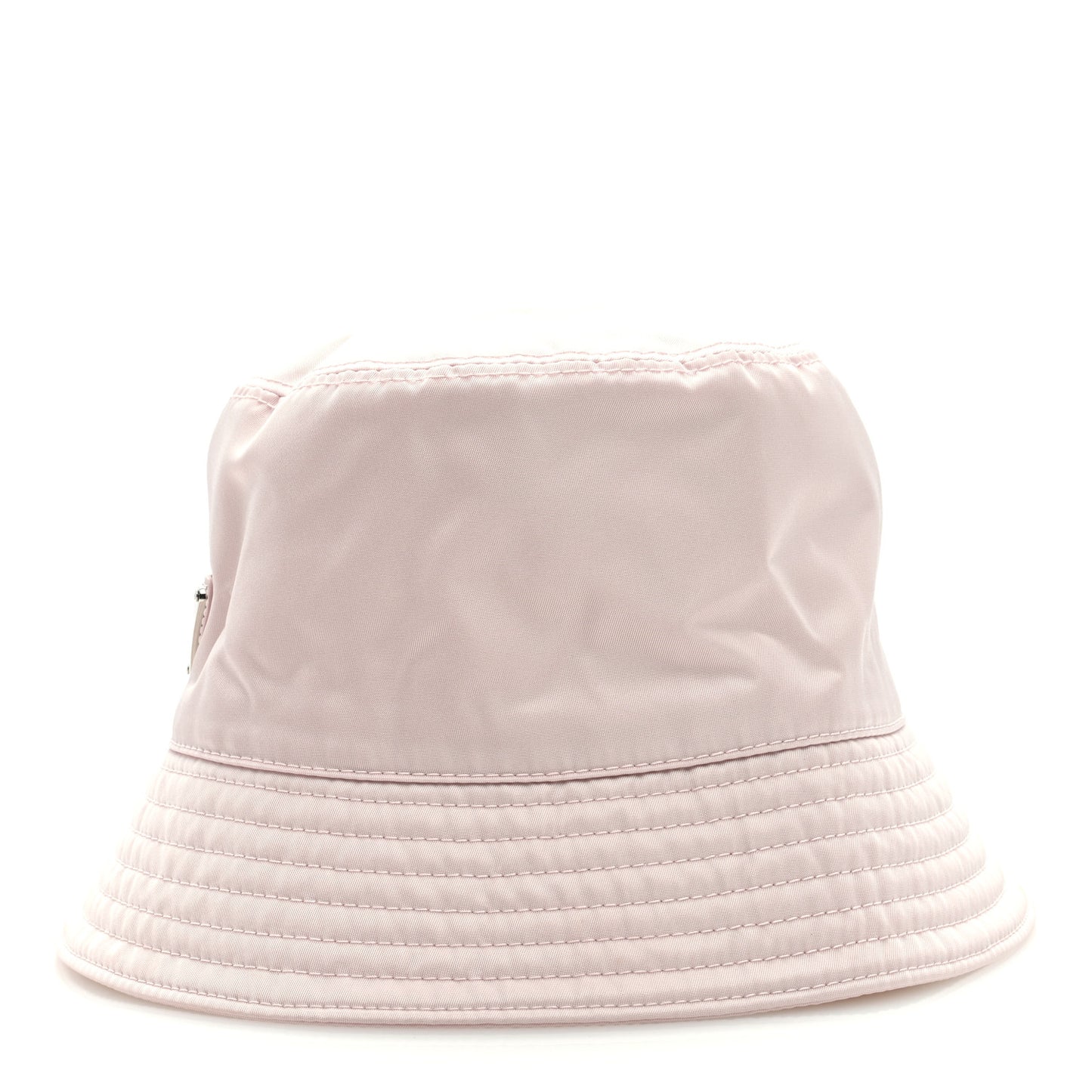 Re-Nylon Metal Triangle Logo Womens Bucket Hat M Alabastro