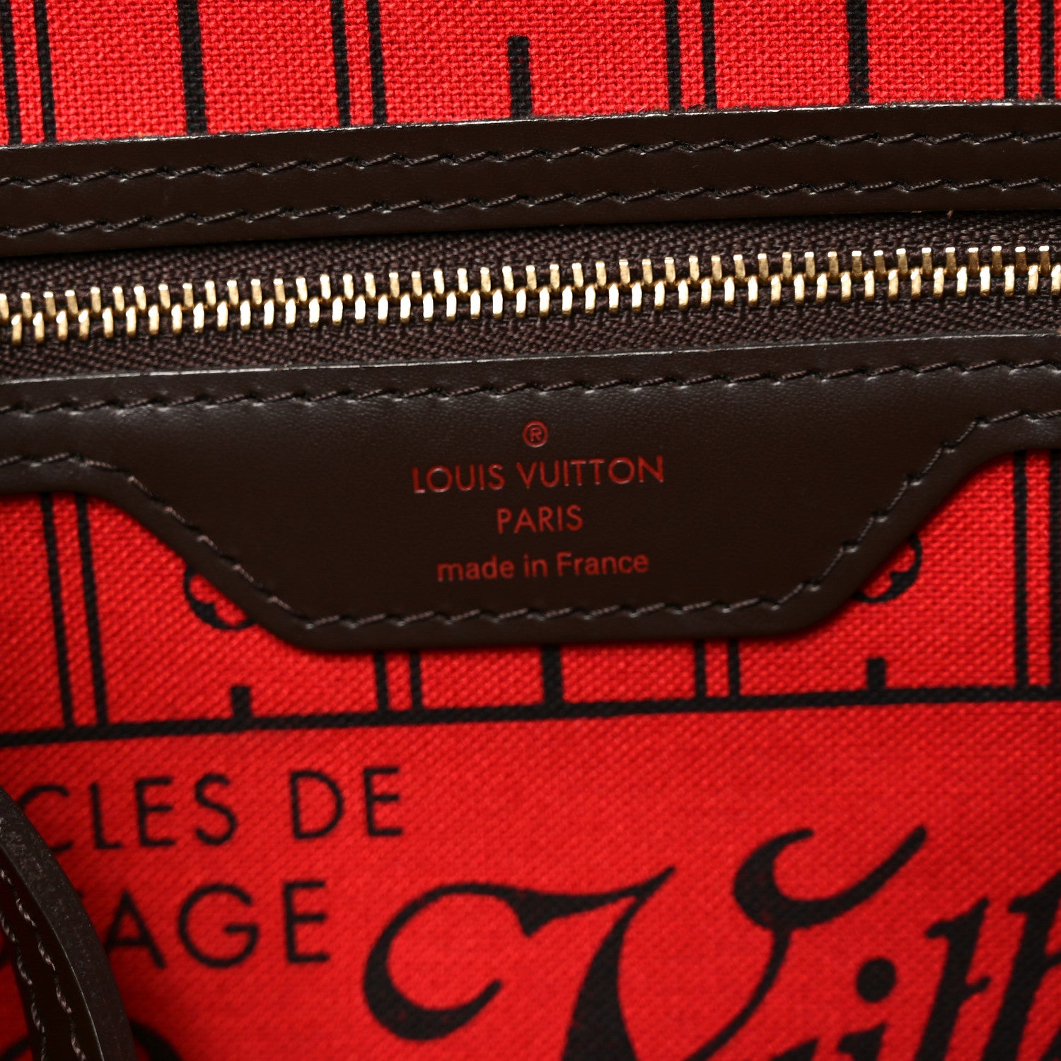 Louis Vuitton Damier Ebene Neverfull PM 6 of 9