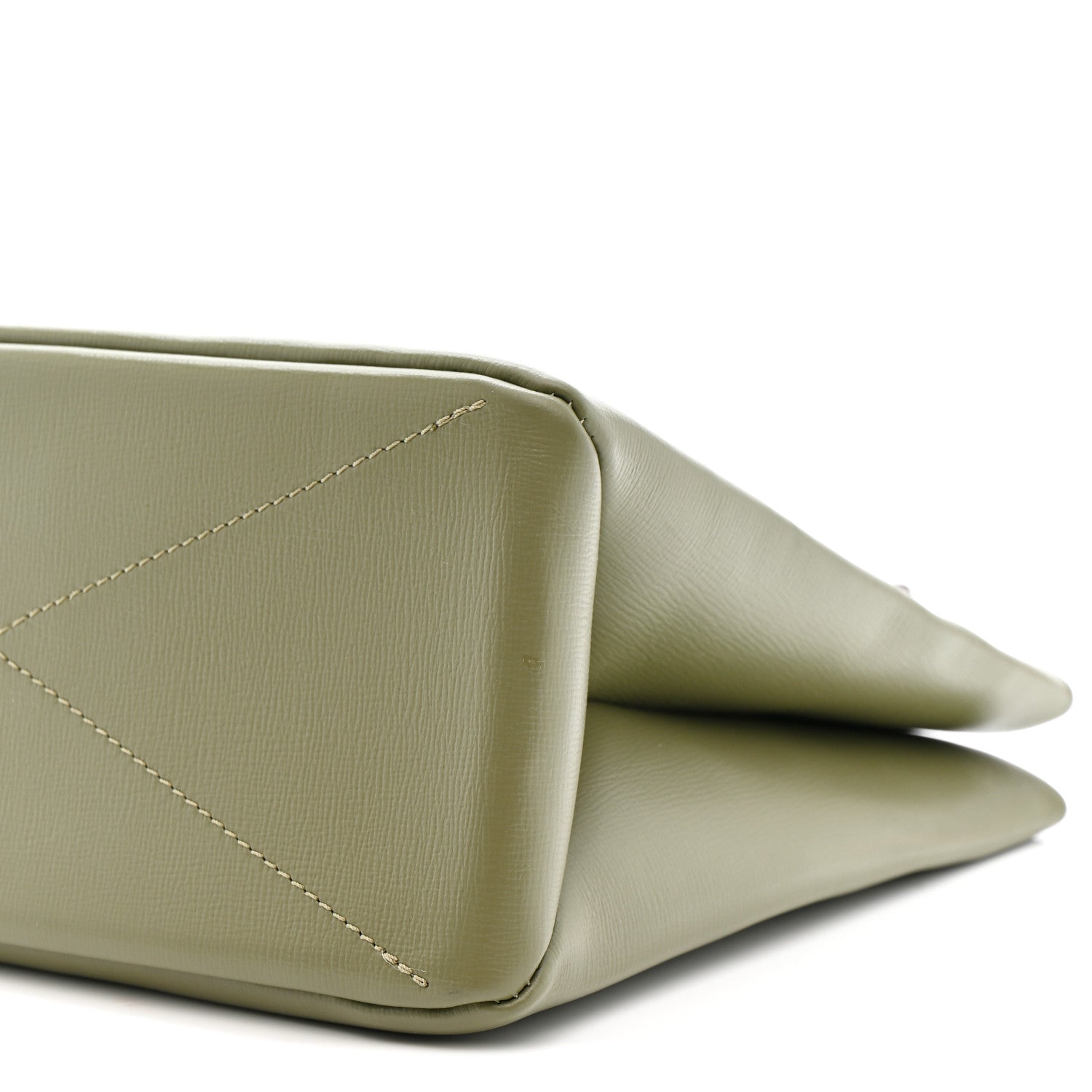 Louis Vuitton Calfskin Mini Shopper Tote Khaki Green 9 of 10