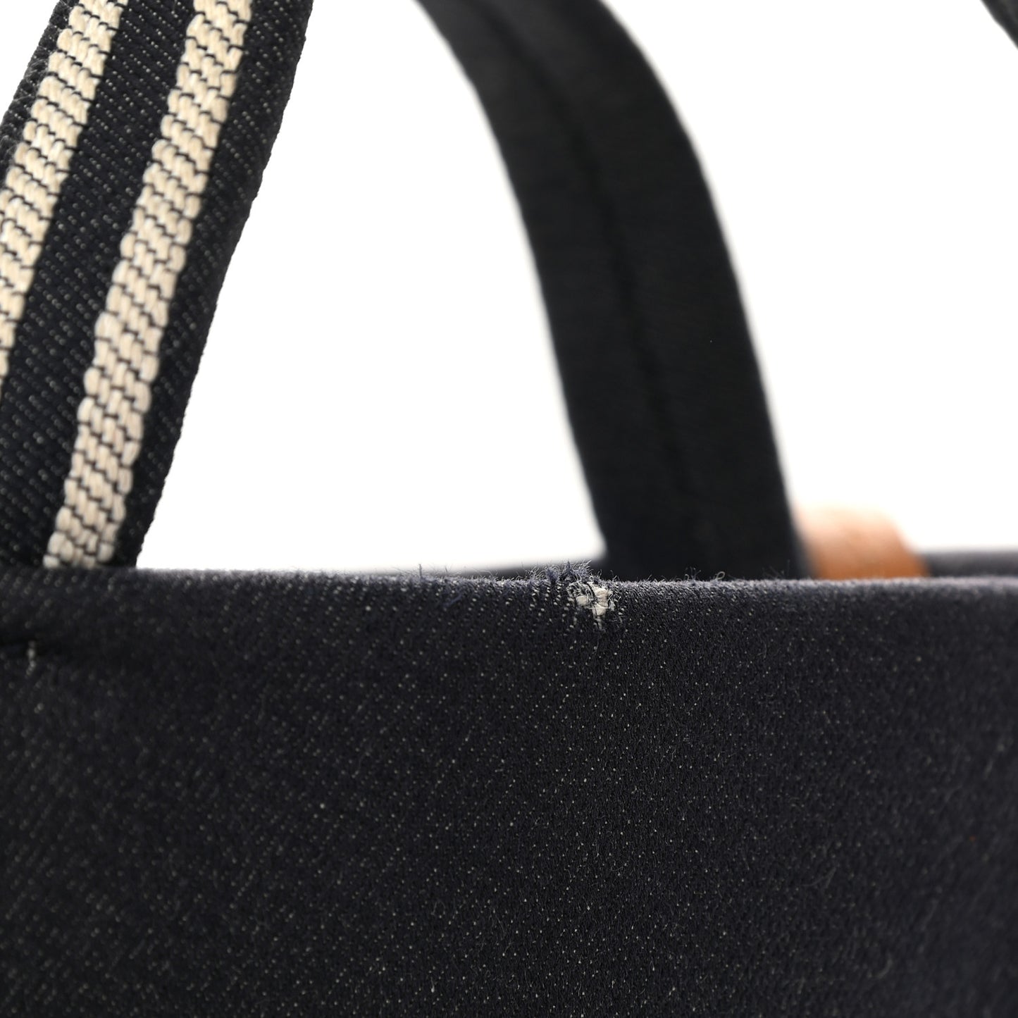 Denim Tall Shopping Tote Blue