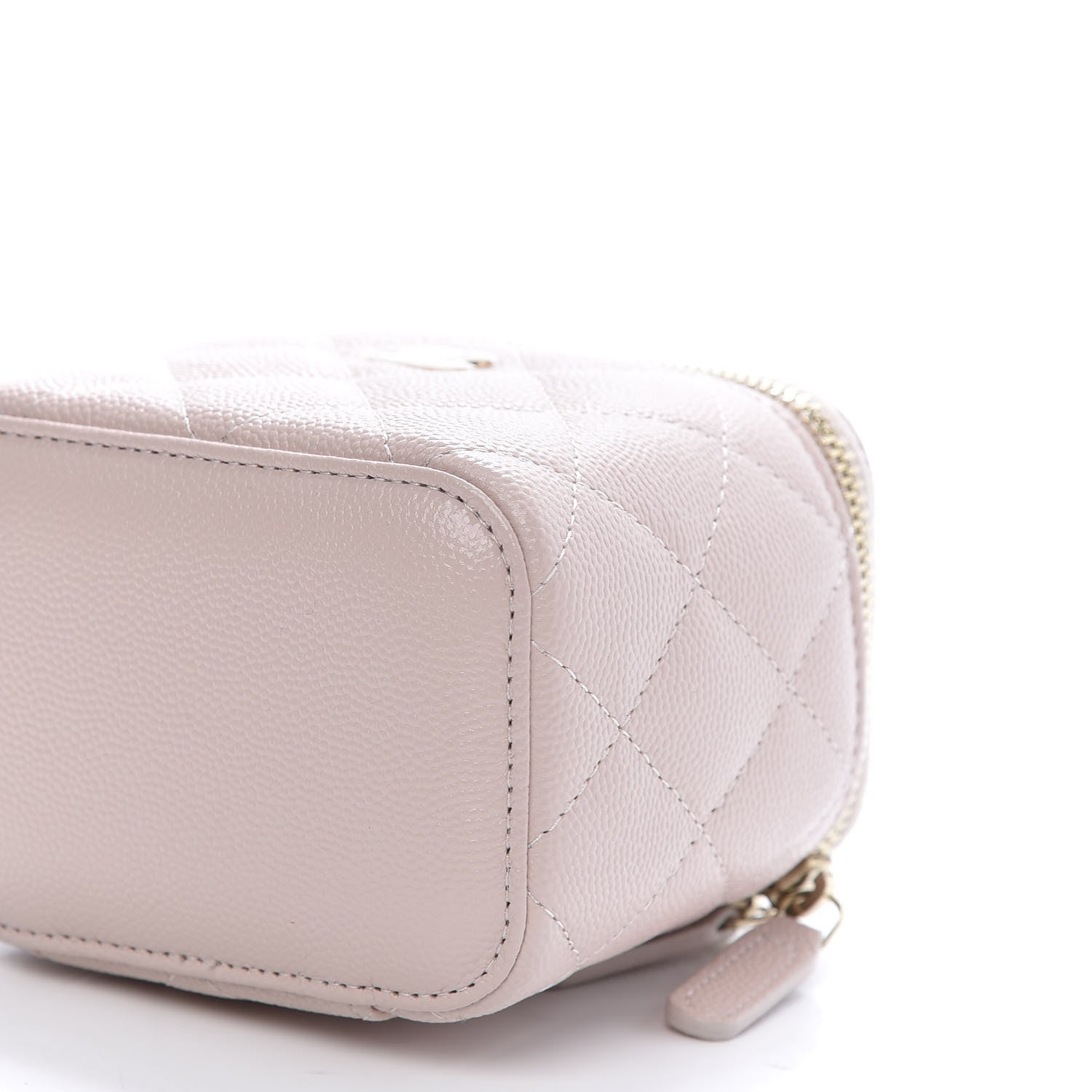 Chanel Caviar Quilted Mini Vanity Case With Chain Light Pink 7 of 11