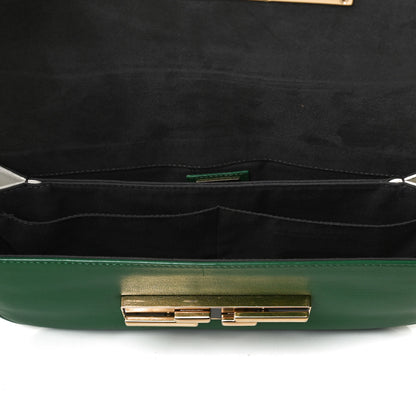 Fendi Vitello Dolce Shiny Nappa 3Baguette Shoulder Bag Green 4 of 18
