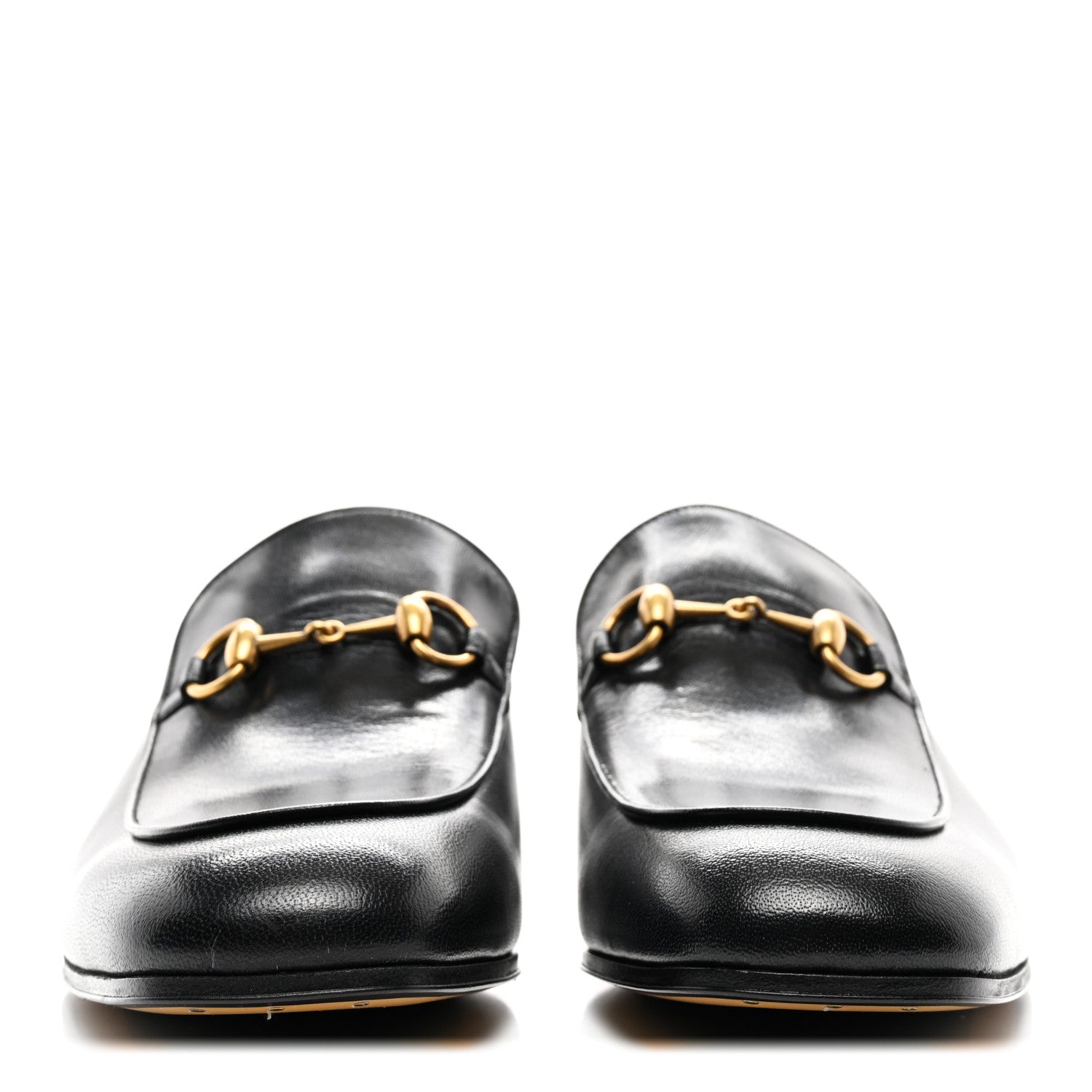 Gucci Goatskin Mens Horsebit Loafers 11 Black 2 of 9
