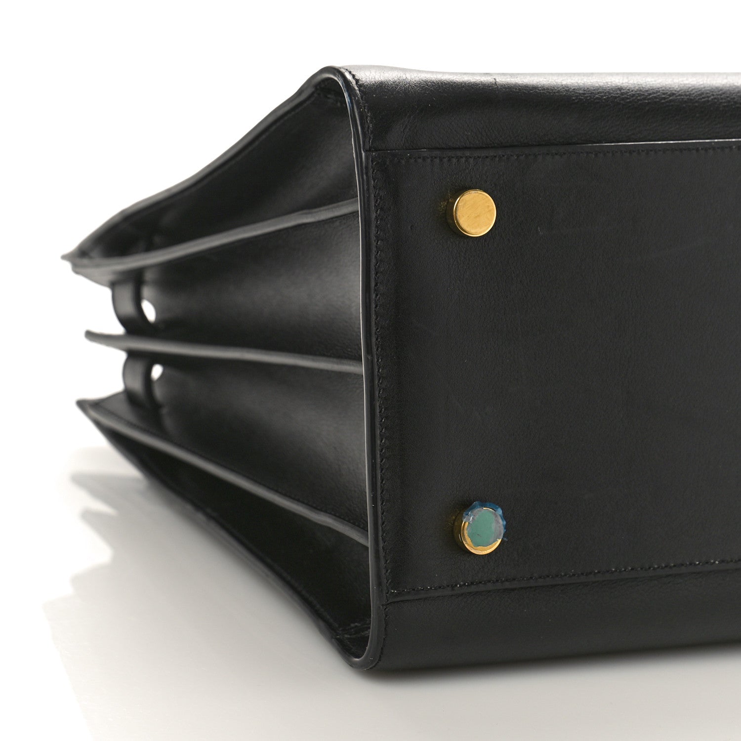 Saint Laurent Grained Calfskin Small Sac De Jour Black 7 of 8