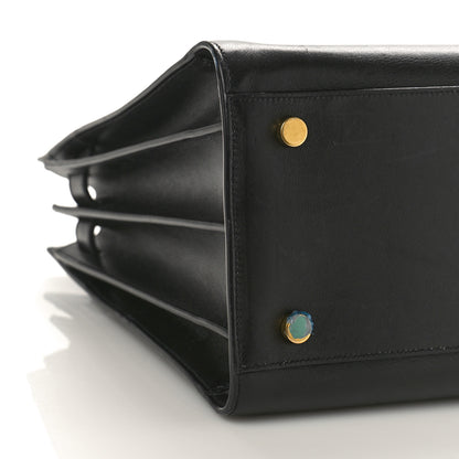 Saint Laurent Grained Calfskin Small Sac De Jour Black 7 of 8