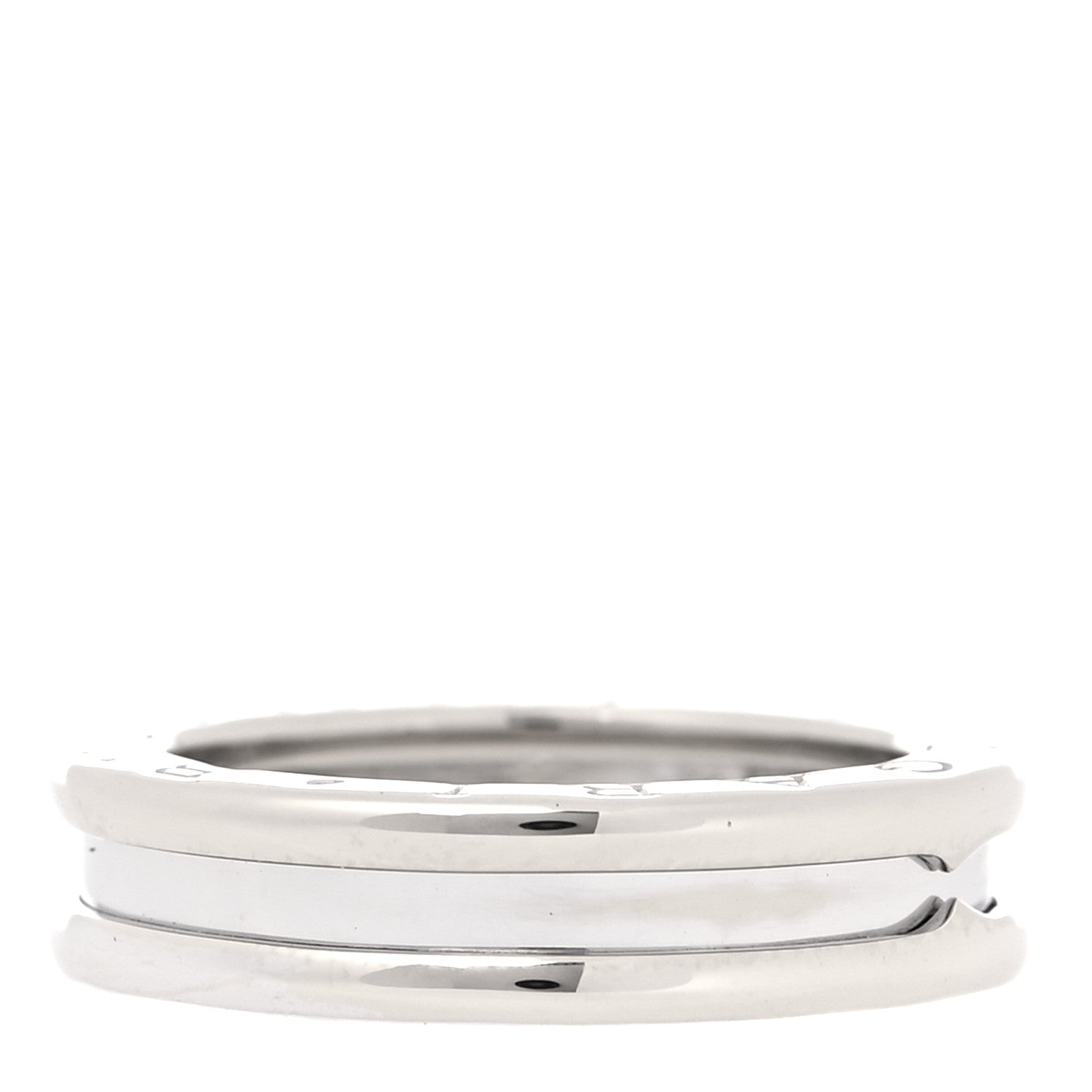 Bulgari 18K White Gold B.Zero1 One-Band Ring 48 4.5 3 of 5