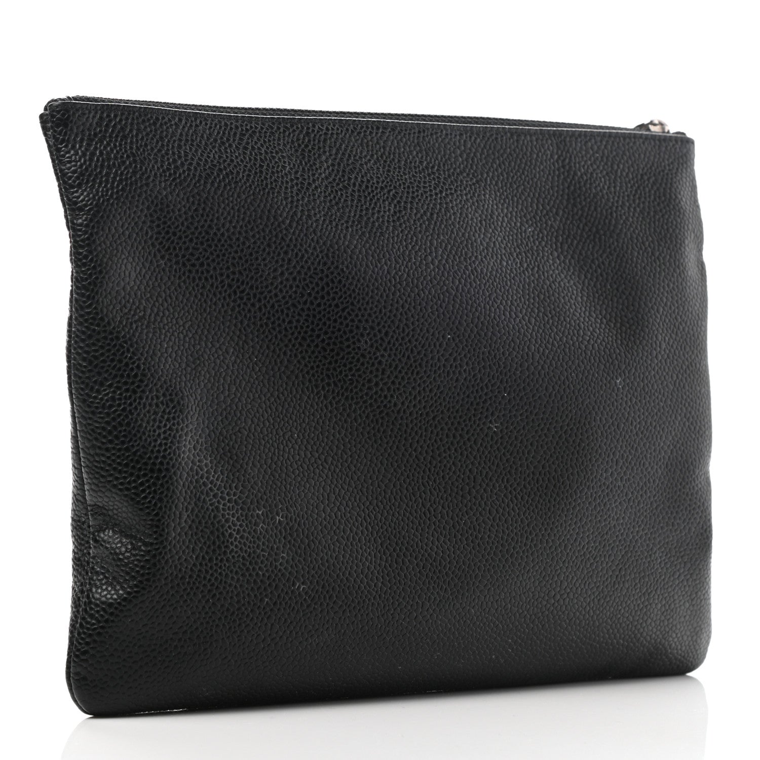 Chanel Caviar Timeless CC Cosmetic Pouch Black 3 of 9