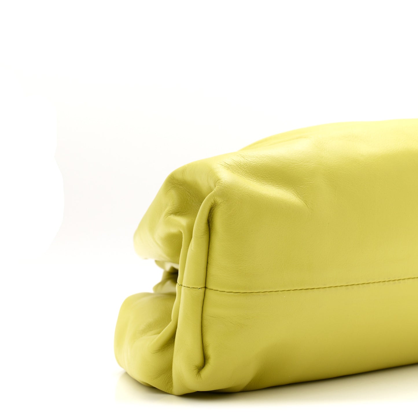 Smooth Butter Calf The Pouch Oversized Clutch Kiwi