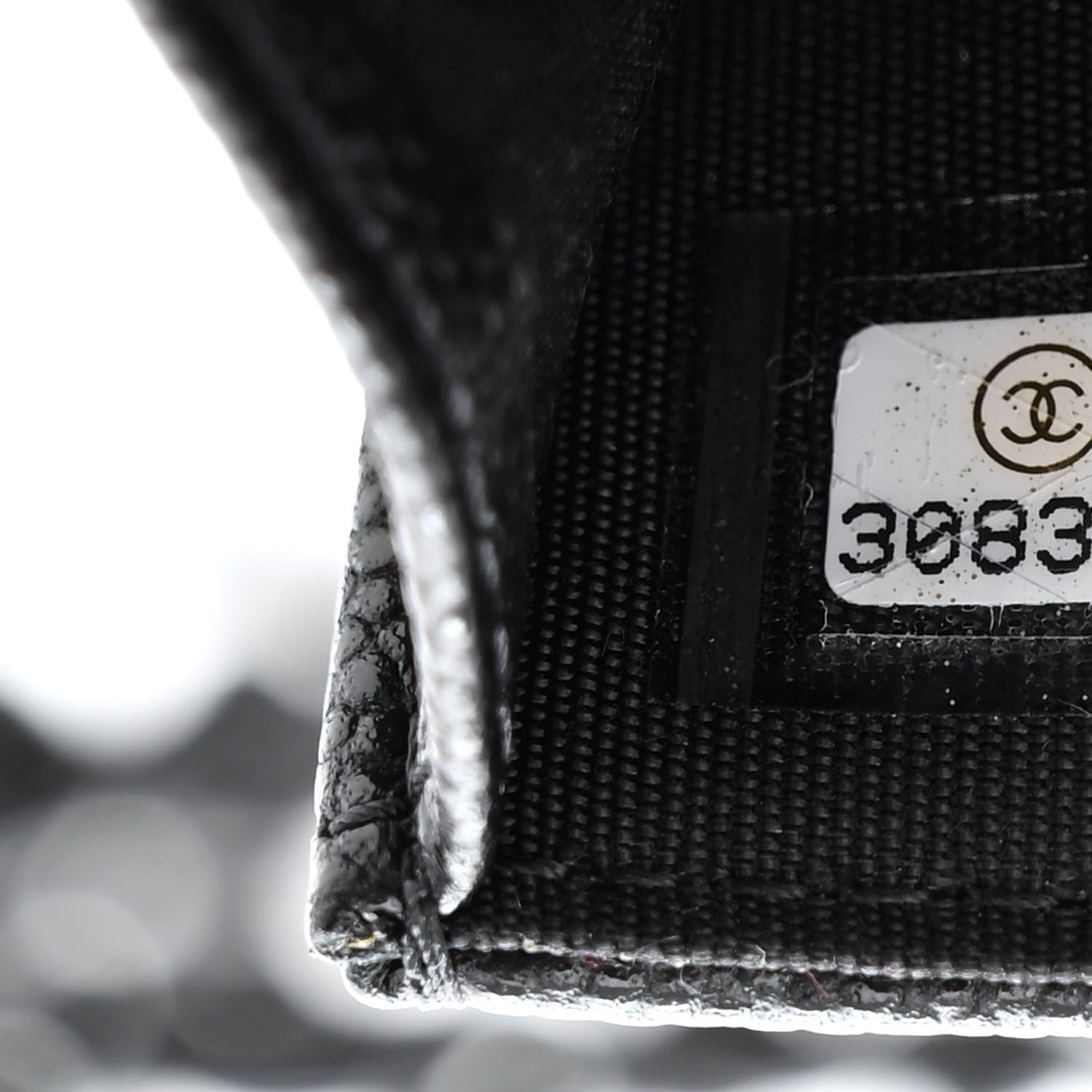 Chanel Caviar Quilted Incognito Belt Flap Card Holder Black 8 of 11