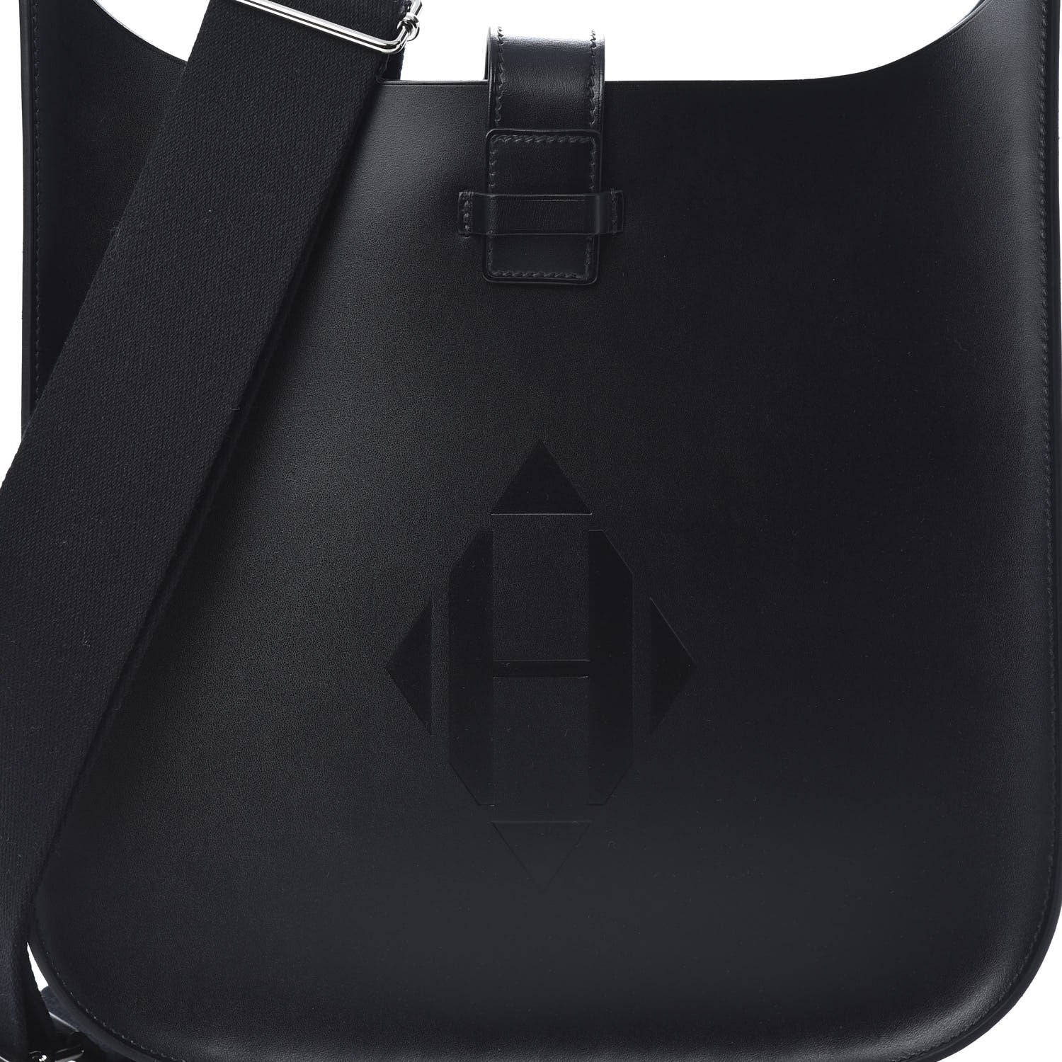Hermes Vache Hunter Evelyne Sellier 29 PM Black 8 of 10