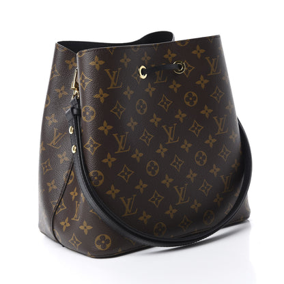Louis Vuitton Monogram Neonoe MM Black 3 of 10