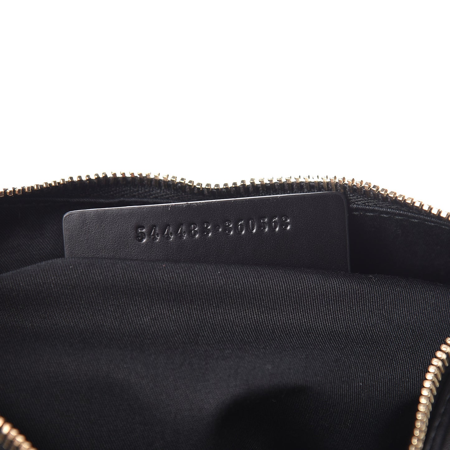 Calfskin Studded De Manta Clutch Black