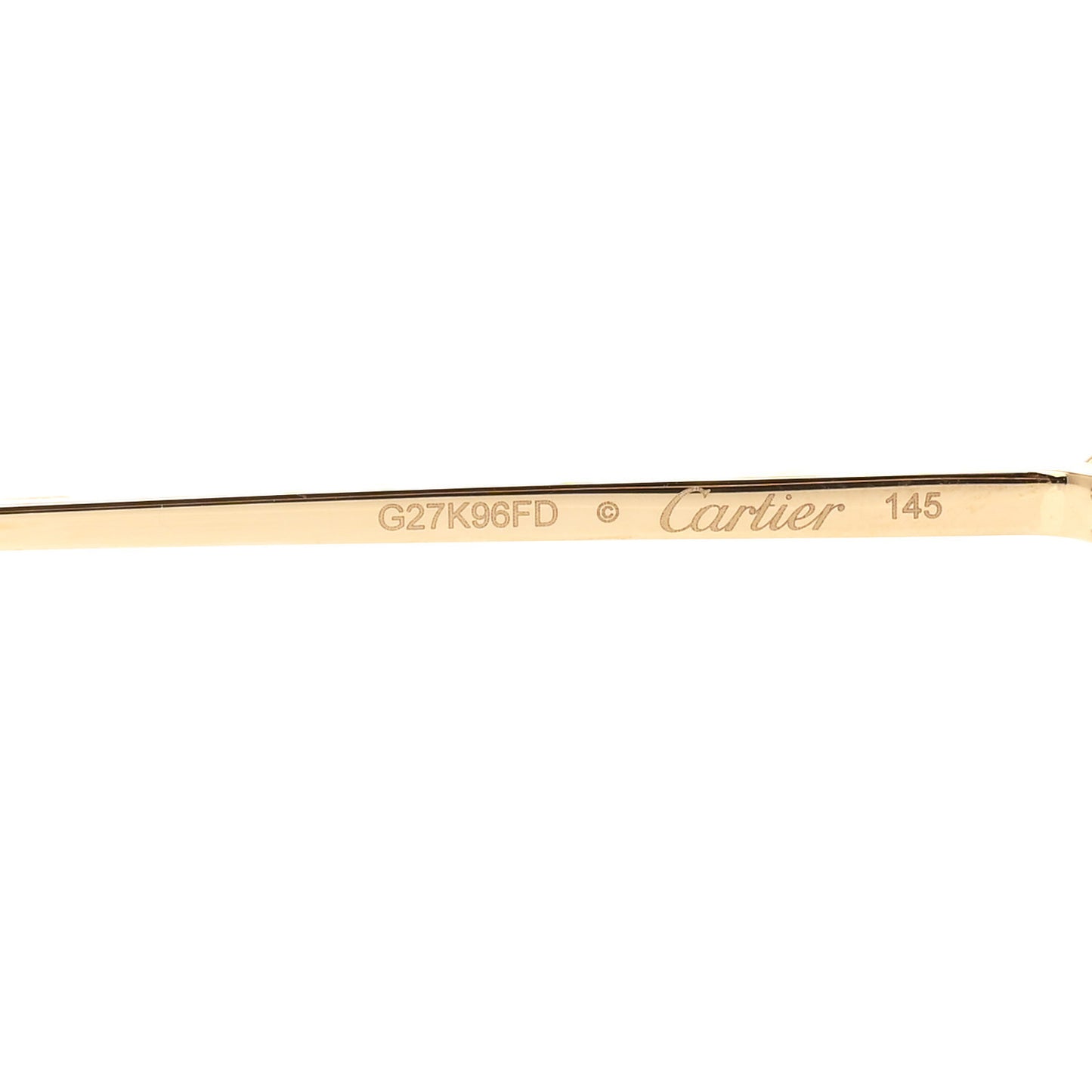 Metal Classic C De Cartier Sunglasses CT0330S Gold Green