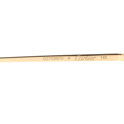 Cartier Metal Classic C De Cartier Sunglasses CT0330S Gold Green 5 of 8